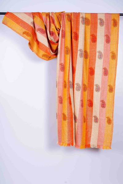 Multicolor Stripe Pashmina Shawl