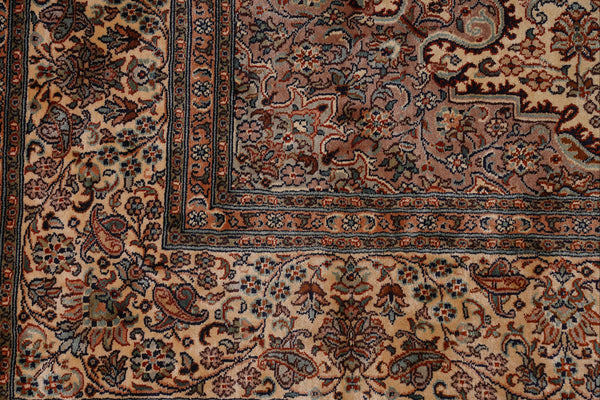 Beige And Brown Tone Kashmir Carpet