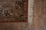 Ivory And Rust kashmir carpet