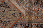 Ivory And Rust kashmir carpet