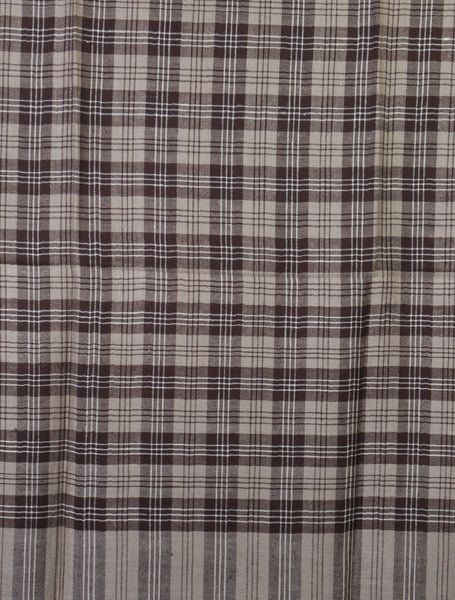 Black Checked handwoven Cashmere Pashmina Shawl