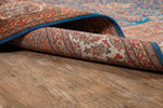 Rust And Blue kashmir carpet