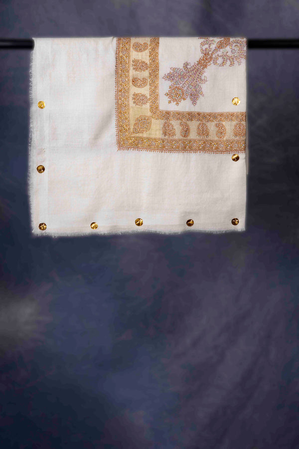 Double shade Mussar with multicolor Embroidery