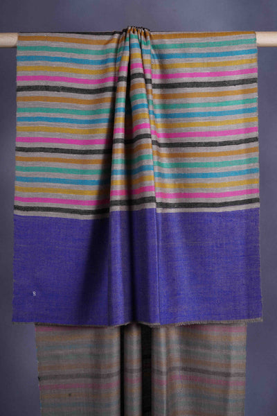 Multi Color Handwoven Cashmere Pashmina Shawl