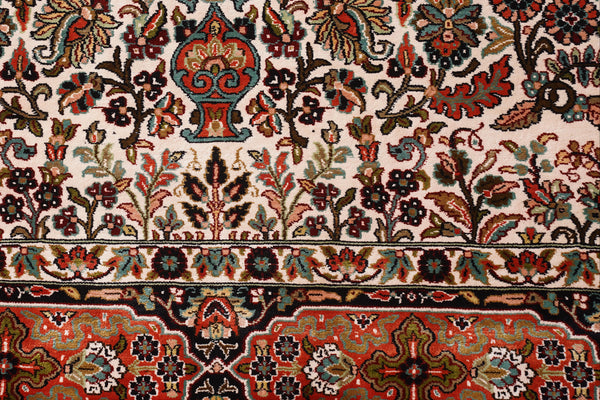 Antique Ivory kashmir carpet