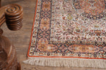 Antique Ivory kashmir carpet