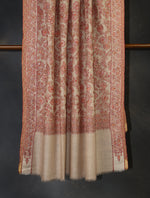 Natural Color Jamawar Embroidery Pashmina Shawl