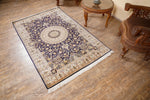 Pearled Ivory kashmir carpet