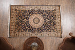 Pearled Ivory kashmir carpet