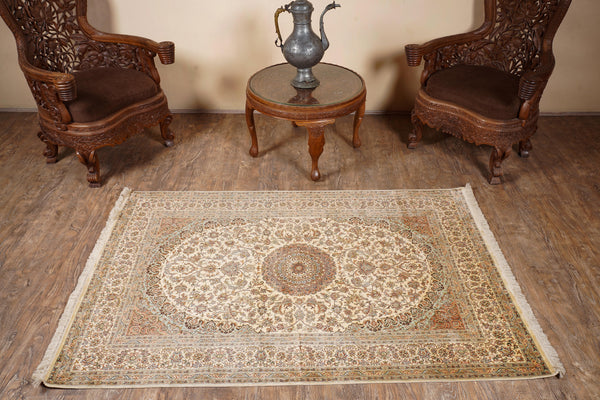 Old Gold kashmir carpet