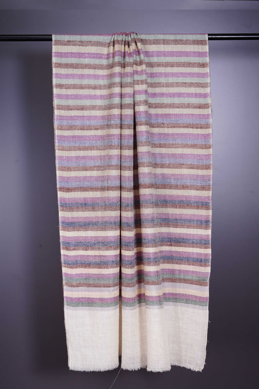 Multicolor stripe Cashmere Pashmina Scarf