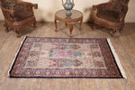 Sapphire Blue kashmir carpet