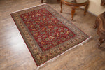 Ruby Red kashmir carpet