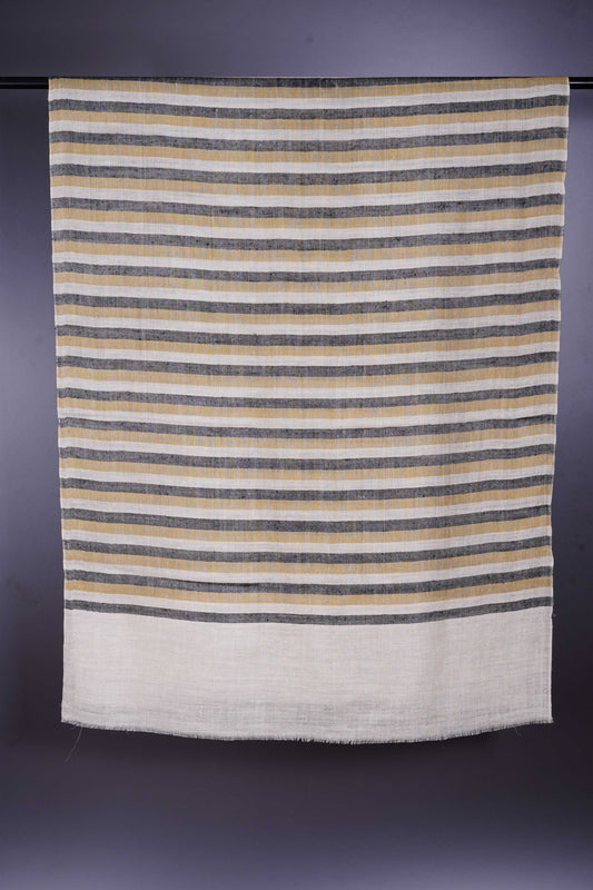 Multicolor stripe handmade Cashmere Pashmina Stole