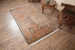 Squared Antique kashmir carpet