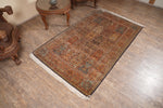 Squared Antique kashmir carpet