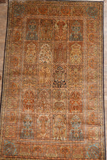 Squared Antique kashmir carpet