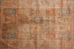 Squared Antique kashmir carpet