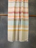 Beautiful Light Pastel Color Plaid Pure Cashmere Pashmina Scarf