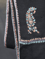 Black Base Buteh-dar Embroidery Pashmina Cashmere Shawl