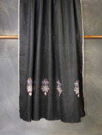 Black Buteh Embroidery Cashmere Pashmina Scarf
