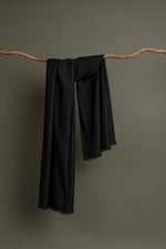 Black Cashmere Scarf – 100% Pure Kashmir Pashmina