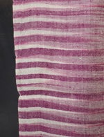 Dark Purple Plaid Pure Cashmere Pashmina Scarf 