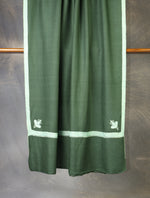 Green Base Border Embroidery Cashmere Pashmina Shawl