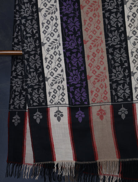 Striped Kani Pashmina Shawl