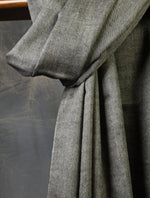 Black And Ivory Plaid Pure Cashmere Pashmina Scarf – Handwoven Luxury