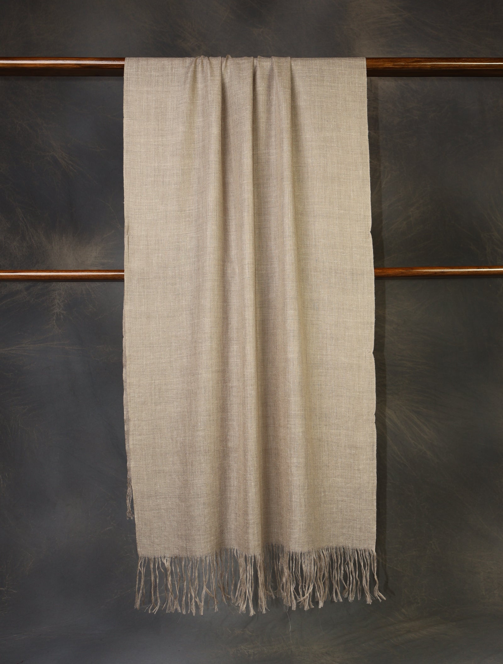 Natural Base Handwoven Cashmere Pashmina Scarf