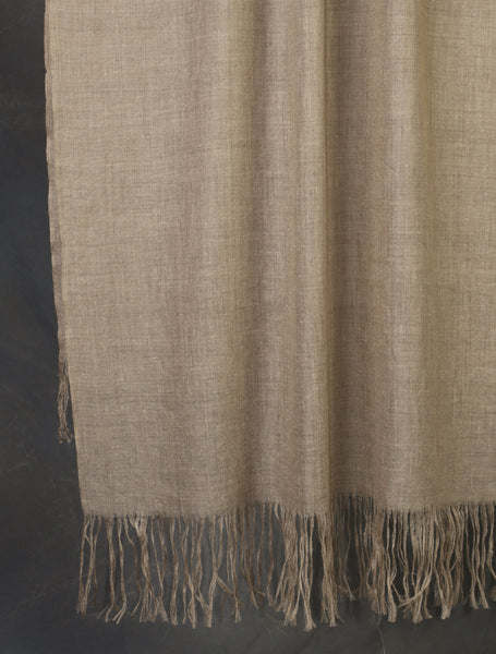 Natural Base Handwoven Cashmere Pashmina Scarf
