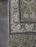 Black Jamawar Embroidery Pashmina Shawl