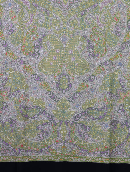 Light Green Color Kalamkari Pashmina Shawl