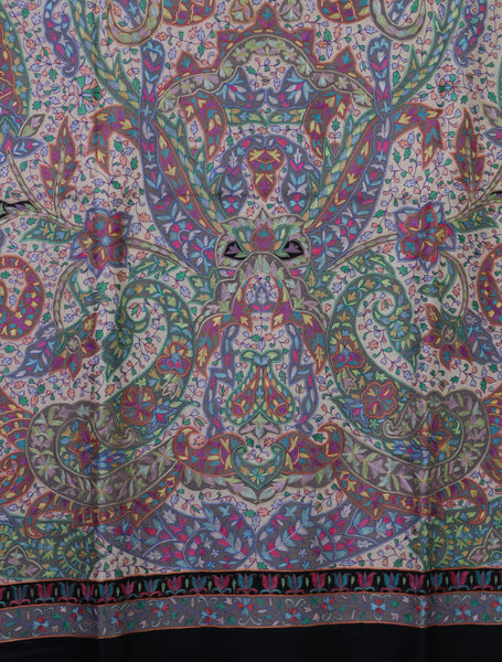 Pink Color Kalamkari Pashmina Shawl