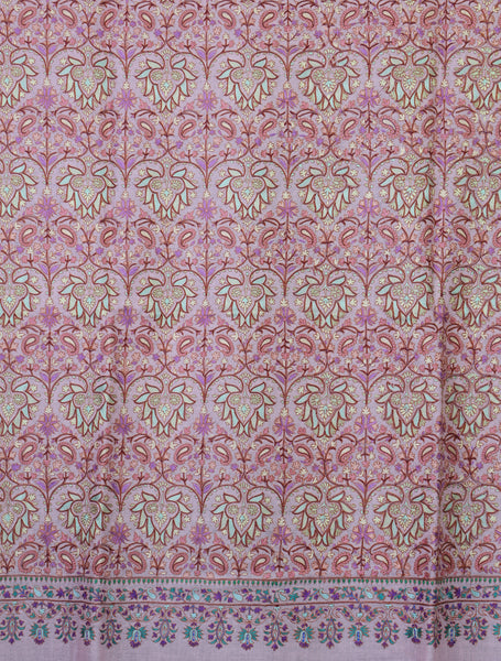 Baby Pink Color Kalamkari Pashmina Shawl