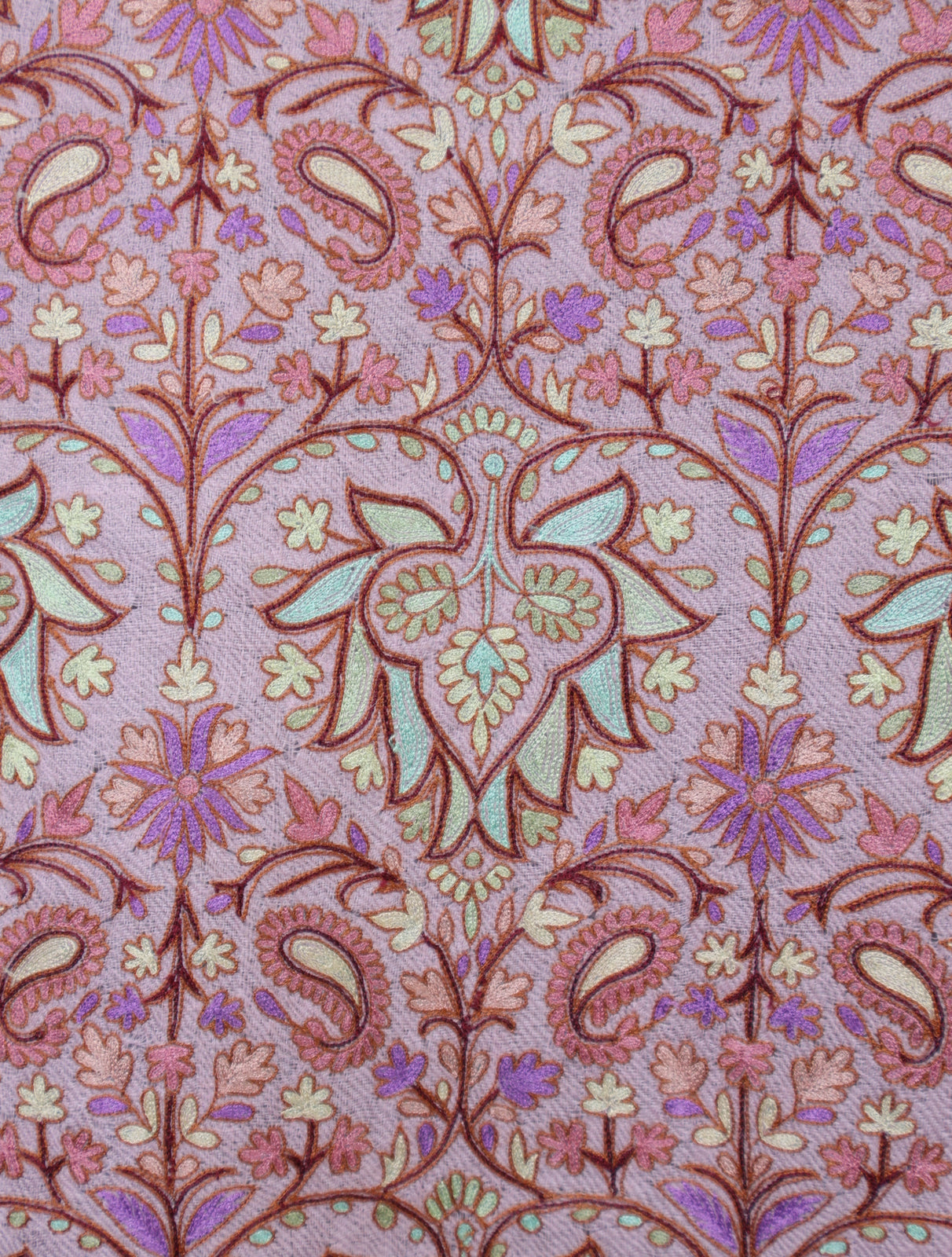 Baby Pink Color Kalamkari Pashmina Shawl