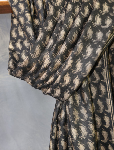 Black Kani with Buteh Pashmina Shawl