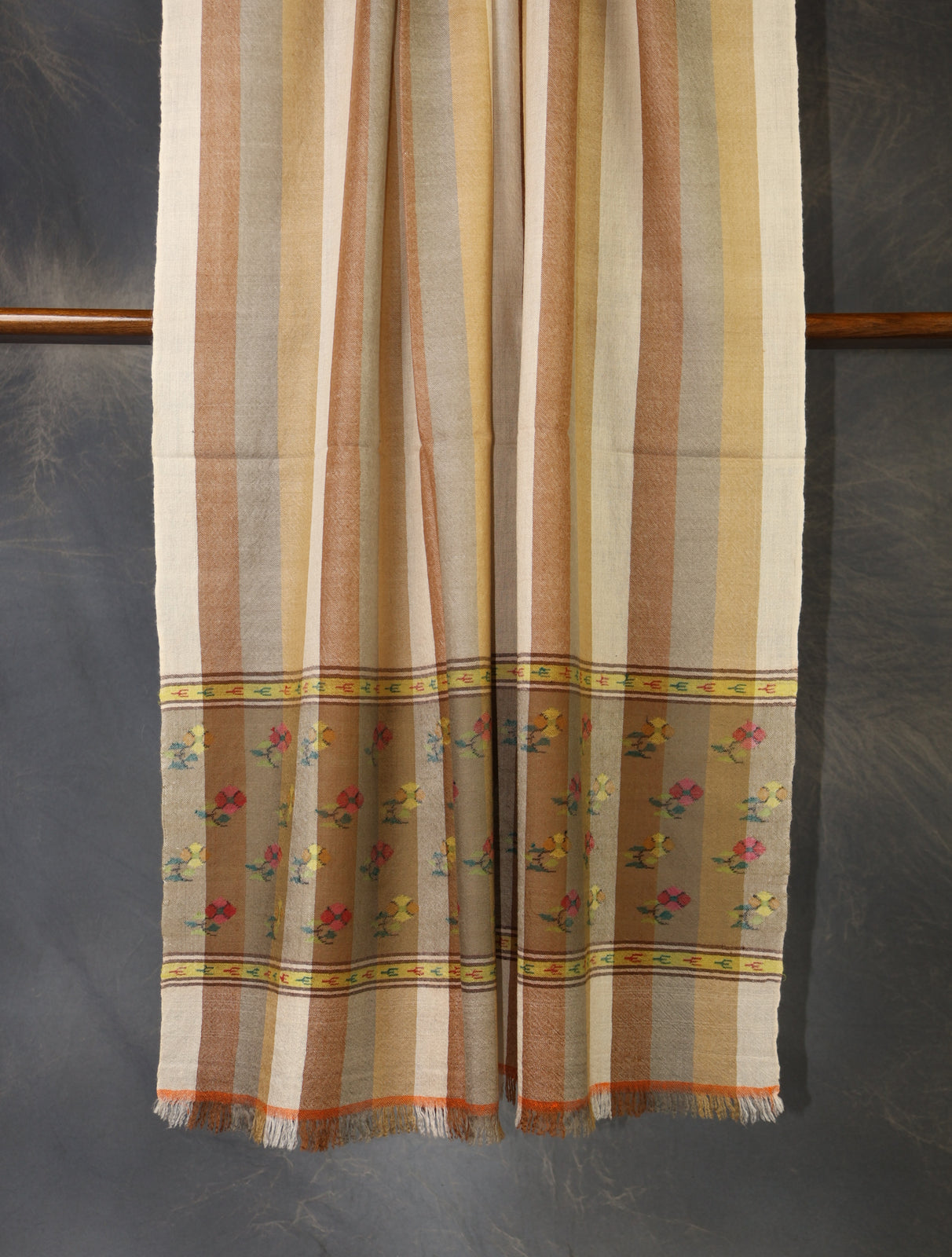 Multicolor Stripe Pashmina Shawl