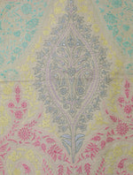 Ivory Multi Color Jamawar Embroidery Cashmere Pashmina Shawl