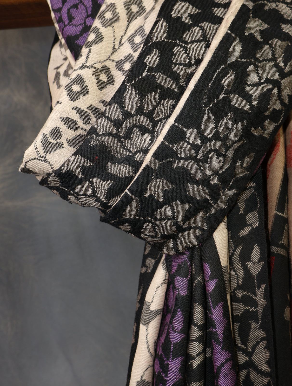 Striped Kani Pashmina Shawl