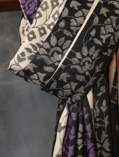 Striped Kani Pashmina Shawl