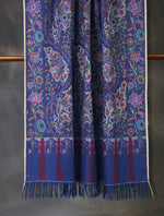 Blue Kani Pashmina Shawl
