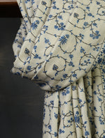 Ivory Base Jali Embroidery Cashmere Pashmina Shawl