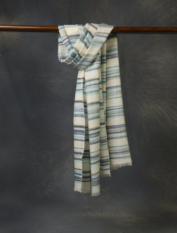 Multicolor Plaid Pure Cashmere Check Scarf Pashmina – Handwoven Luxury