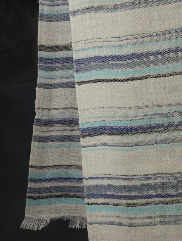 Multicolor Plaid Pure Cashmere Check Scarf Pashmina – Handwoven Luxury