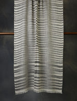 Black Plaid  Pure Cashmere Check Scarf Pashmina – Handwoven Luxury