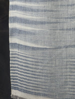 Grey Plaid Cashmere Check Scarf Pashmina – Handwoven Luxury