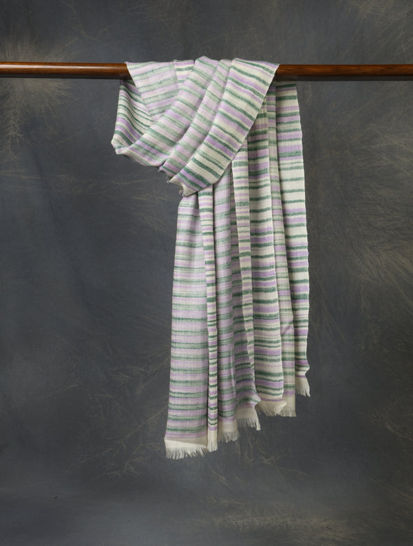 Multicolor Plaid Pure Cashmere Check Scarf Pashmina – Handwoven Luxury