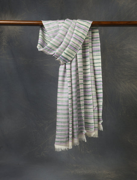 Multicolor Plaid Pure Cashmere Check Scarf Pashmina – Handwoven Luxury